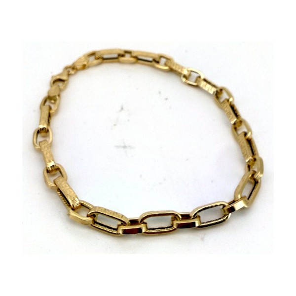 Pulsera greca de oro 18k